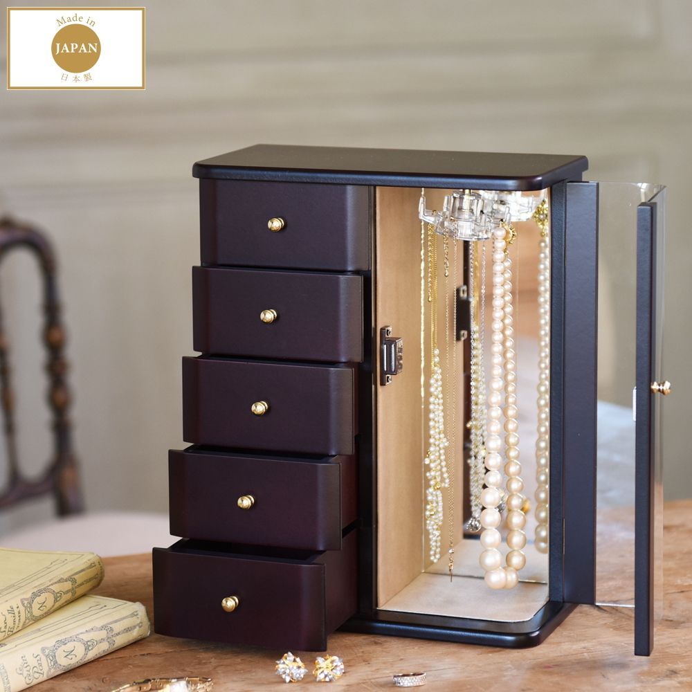 アンティーク雑貨　古道具　楢　ナラ　小引き出し　5段　木製引き出し 楢 ナラ 小引き出し 5杯 - 古道具donguri