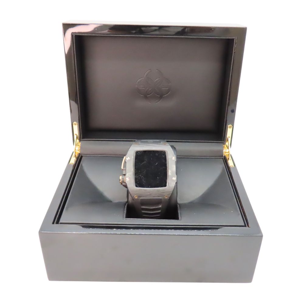 展示未使用 GOLDEN CONCEPT ゴールデンコンセプト RSC 44mm GOLDEN CONCEPT RSC-44 オニキスブラック 中古美品