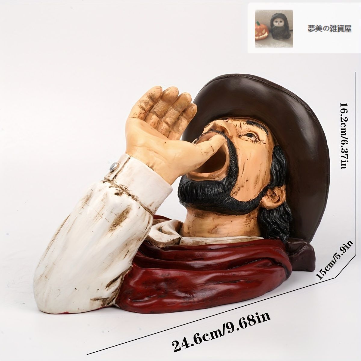 ワインボトルホルダー 樹脂製 ワインラック 卓上 ワインラック 西部劇 テンガロンハット ヴィンテージ レトロ アンティーク アメリカン ヨーロピアンテイスト シック おしゃれ カフェ リビング レストラン