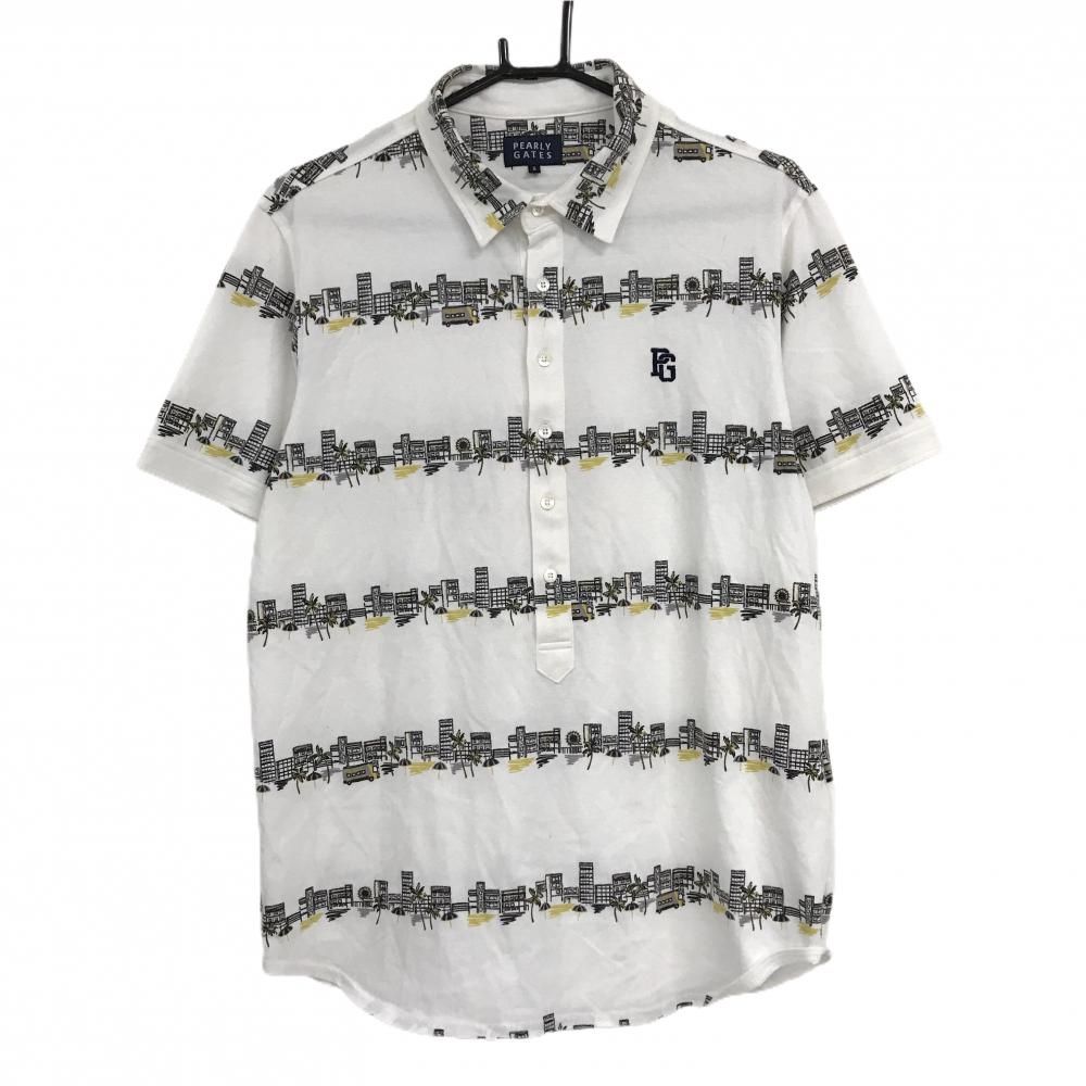 パーリーゲイツ ポロシャツ 白 サイズ6 ☆値下げ☆パーリーゲイツ 半袖