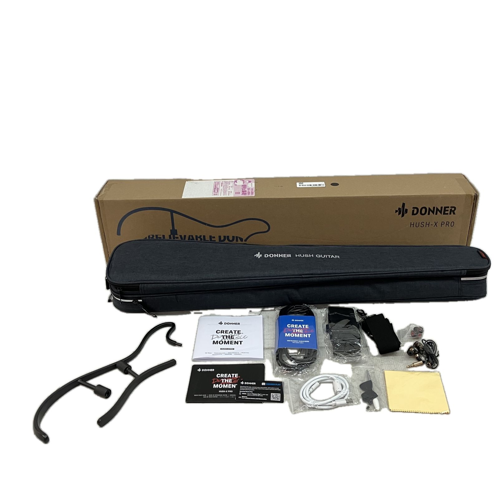 【美品】Donner HUSH-X エレキギター ヘッドレス トラベルギター Amazon | Donner HUSH-X エレキギター ヘッドレス トラベル