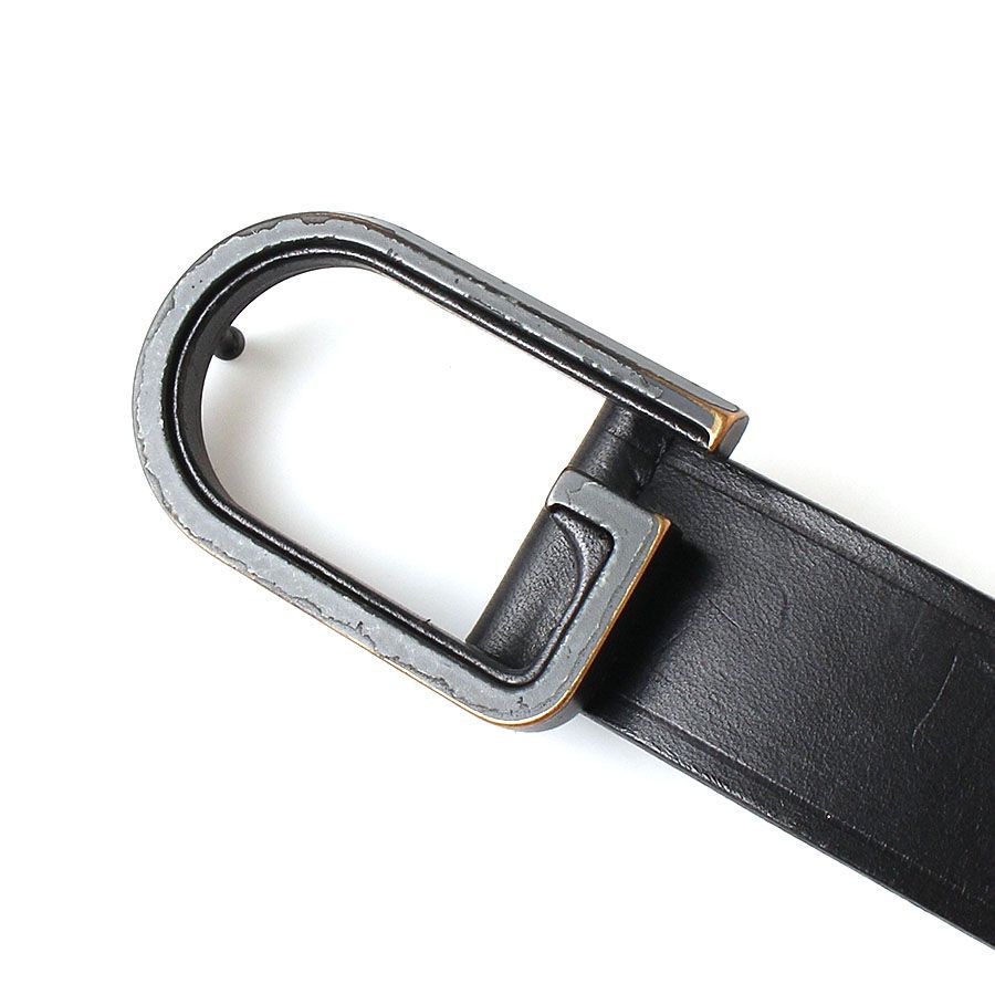 GUCCI グッチ ベジターレ ベルト ウッド レザー ブラック イタリア製 GUCCI グッチ ベジターレ ベルト ウッド レザー ブラック