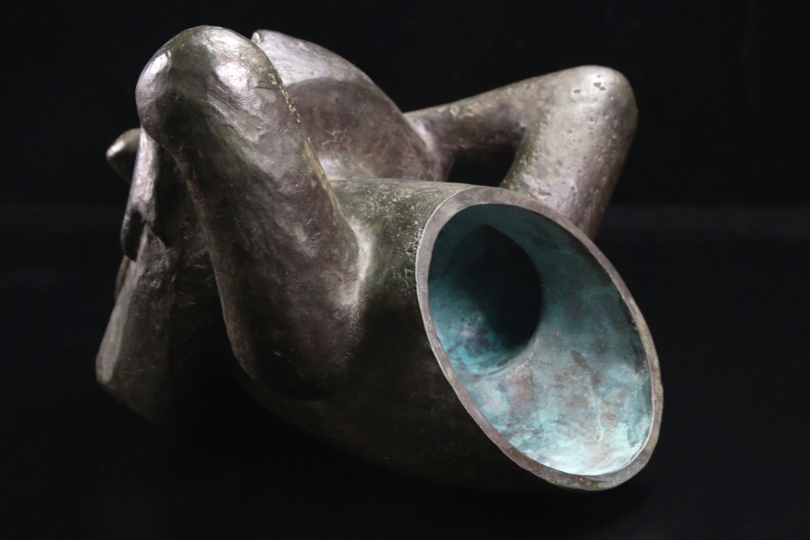 ブロンズ 彫刻 中国美術品 約19cm ブロンズ 彫刻 中国美術品約19cm