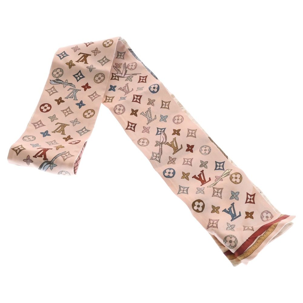 LOUIS VUITTON ルイヴィトン バンドー アップアンドウェイ スカーフ ピンク M77680