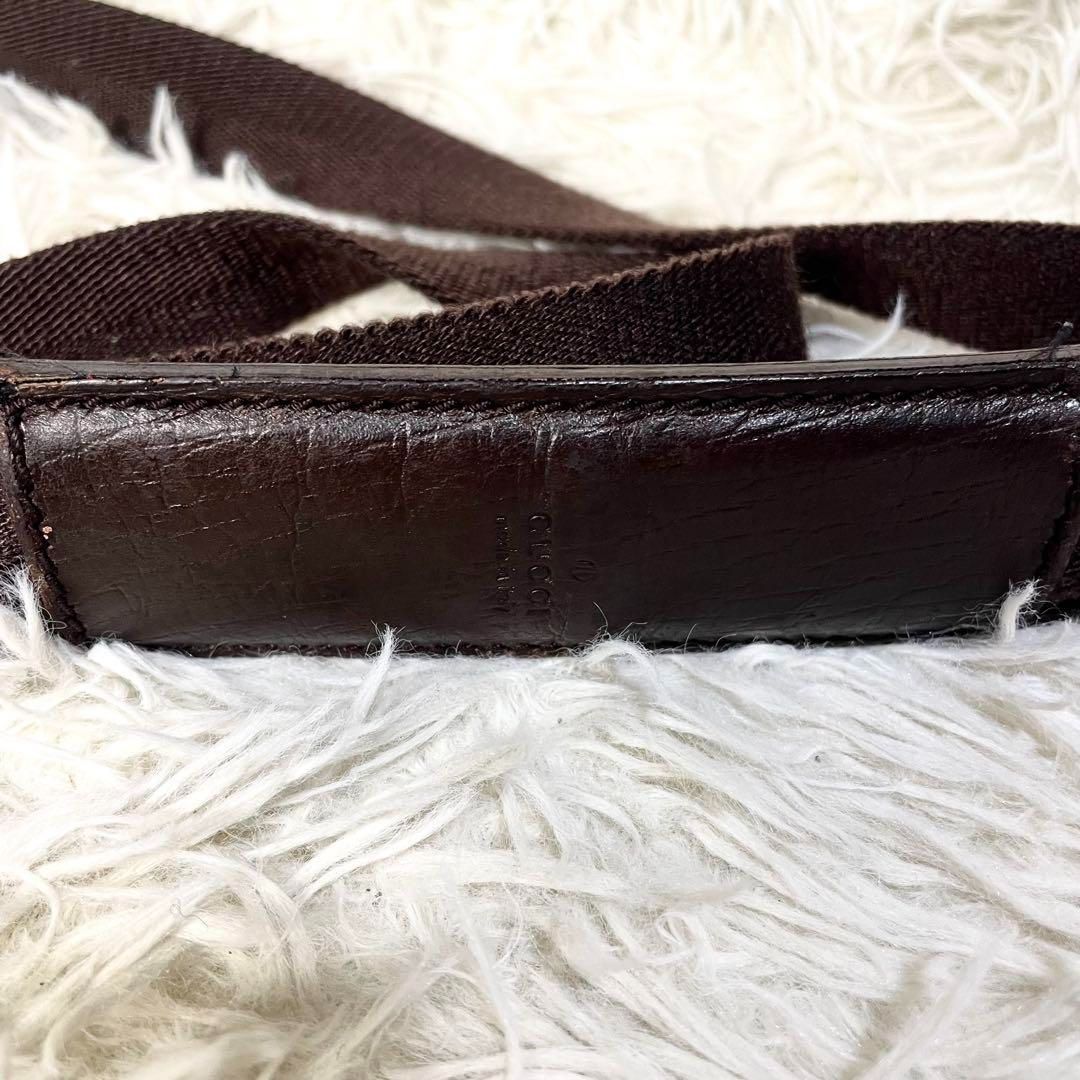 グッチ GUCCI ショルダーバッグ PVC 114291 斜め掛け レディース