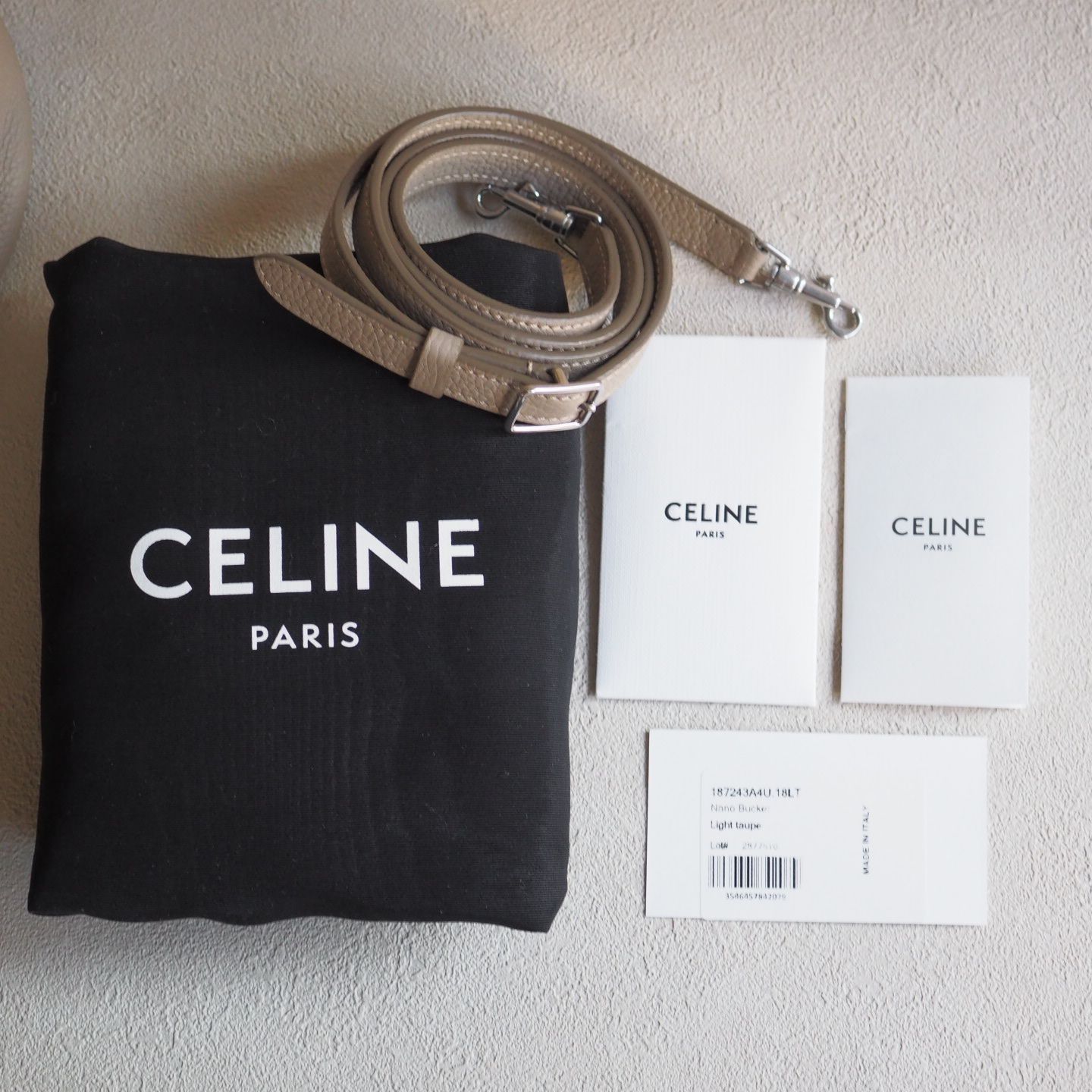 未使用極美品☆ セリーヌ CELINE ビックバッグ バケット ナノ 2way 