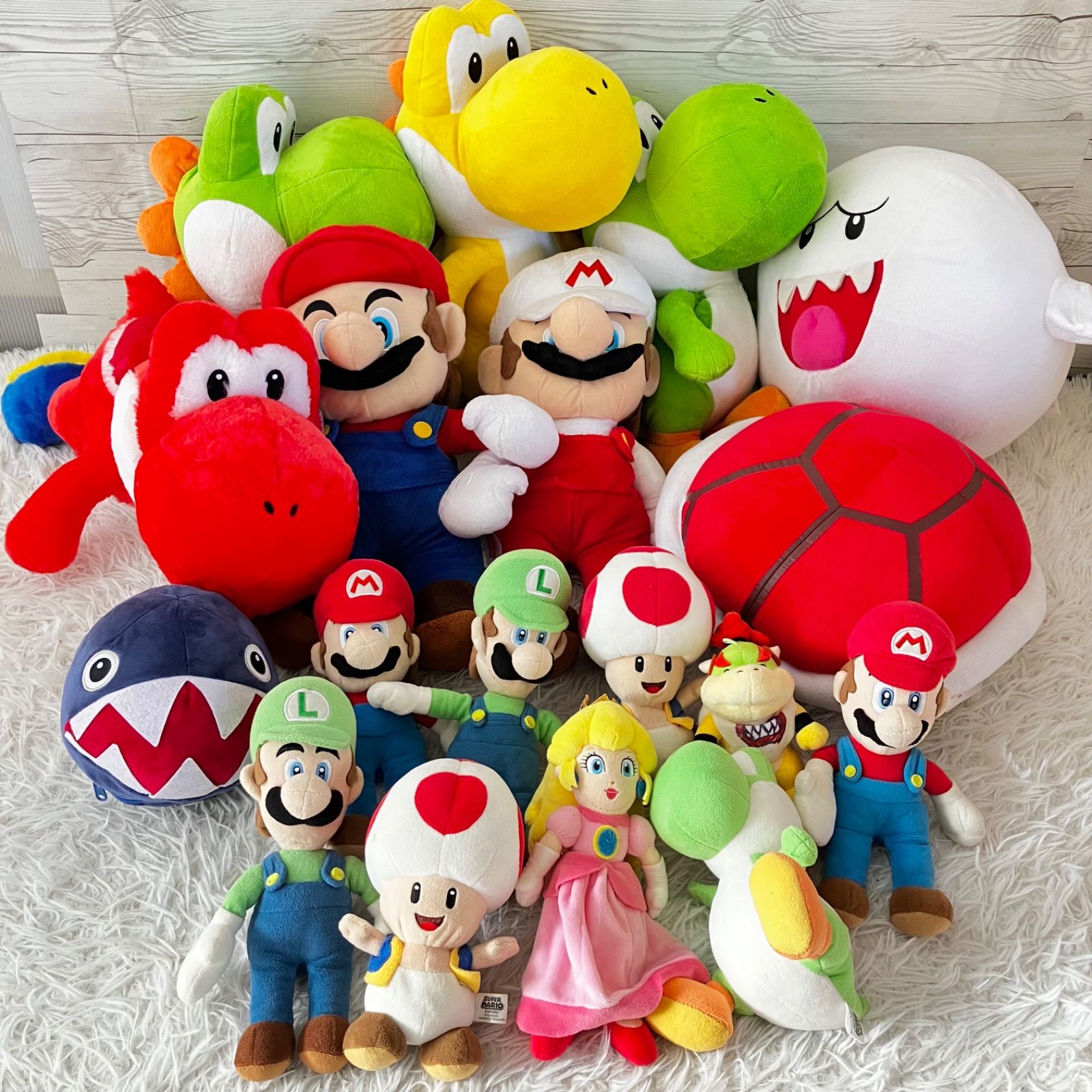 スーパーマリオ ぬいぐるみ 大量まとめ売り 18点セット NINTENDO