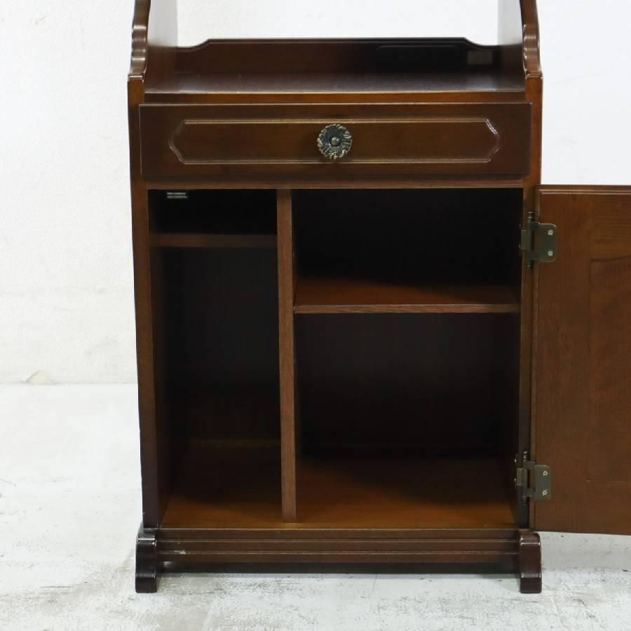 コンセント＆スライド天板付き 電話台