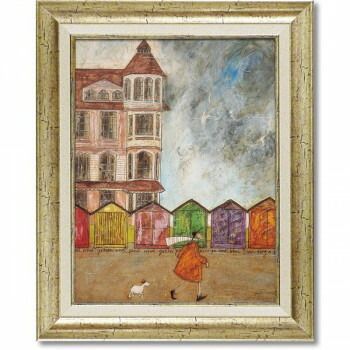 ユーパワー Sam Toft サム トフト アートフレーム 海の家で ST-08023