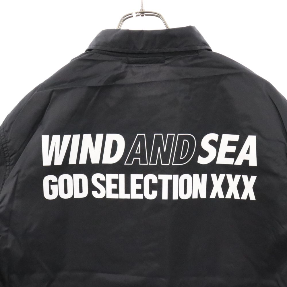 【美品】WIND AND SEA godselection コーチジャケット GOD SELECTION XXX (ゴッドセレクショントリプルエックス) 23AW