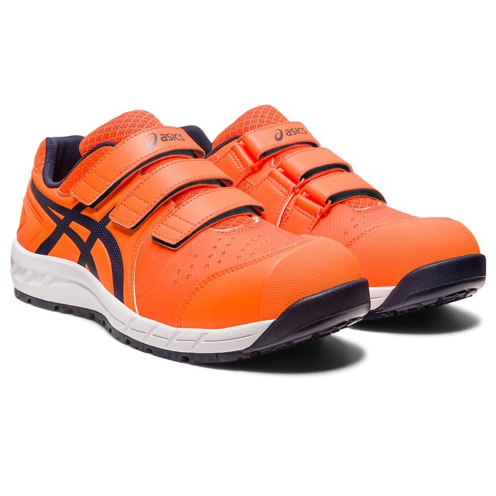 オレンジxミッドナイト  26cm  asics 安全靴 cp112 安全靴 アシックス asics CP112 作業靴 安全スニーカー セーフティシューズ ローカット スニーカー シューズ 靴 くつ メンズ レディース 樹脂先芯 