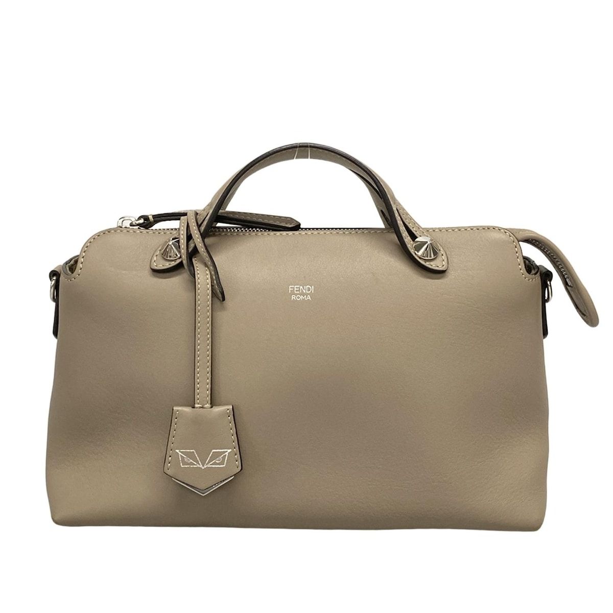 FENDI フェンディ ハンドバッグ バイザウェイ 8BL124 グレーベージュ レザー