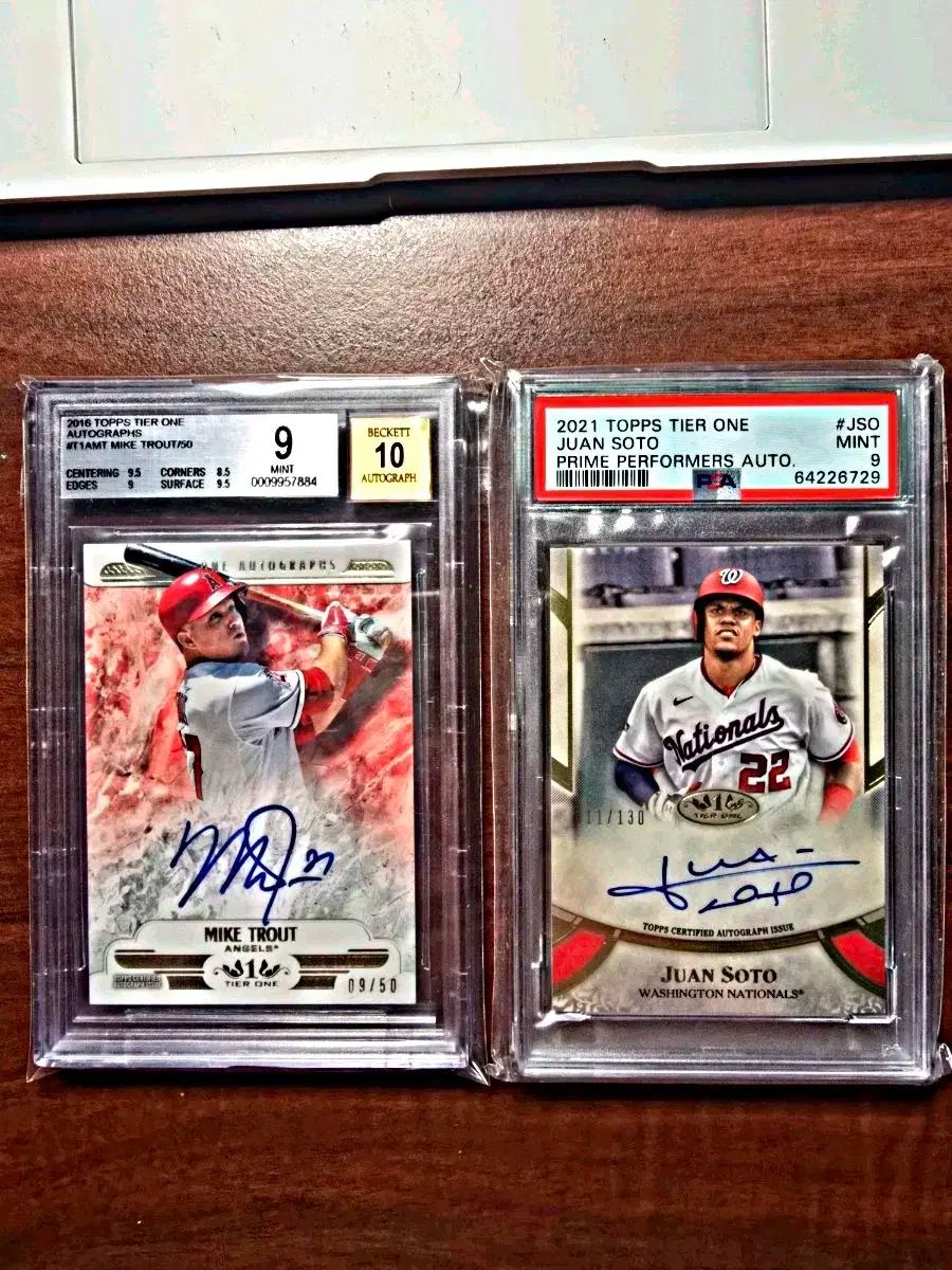 マイク トラウト オート フアン ソト オート