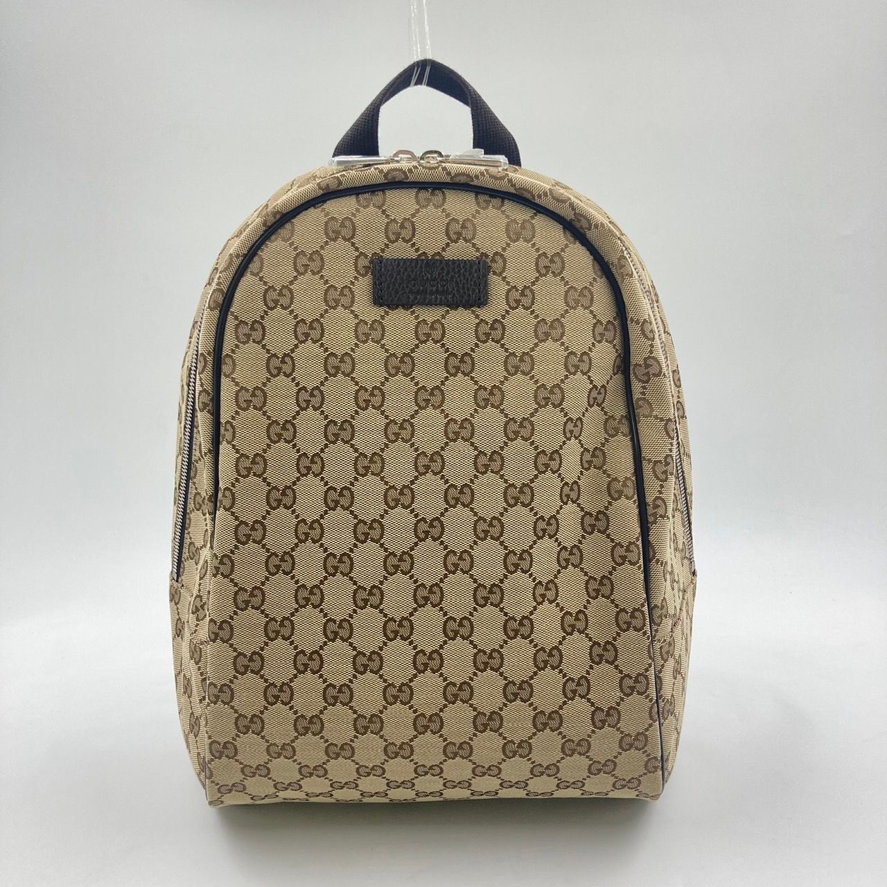 GUCCI リュックサック GGキャンバス モノグラム キャンバス ブラウン バックパック シルバー 449906 - メルカリ