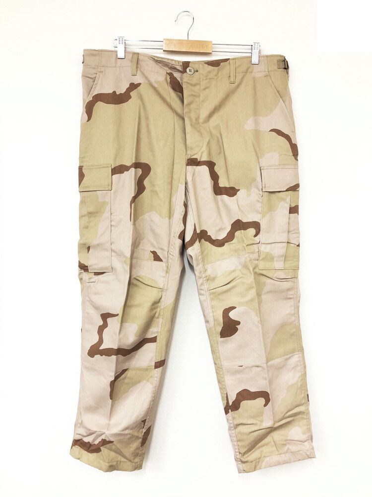 アメリカ軍 タイプ デザートカモ カーゴパンツ 迷彩 民間品 S-R L-R ベージュ系 U.S. MILITARY TYPE BDU CARGO PANTS 3C DESERT CAMOUFLAGE 新古品 Deadstock