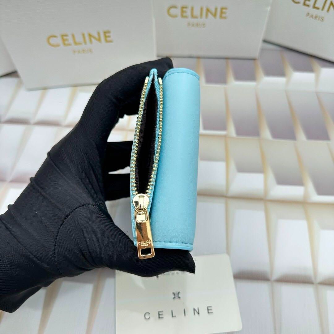 極上美品！！Celine セリーヌ 三つ折り財布 スモールトリオンフ