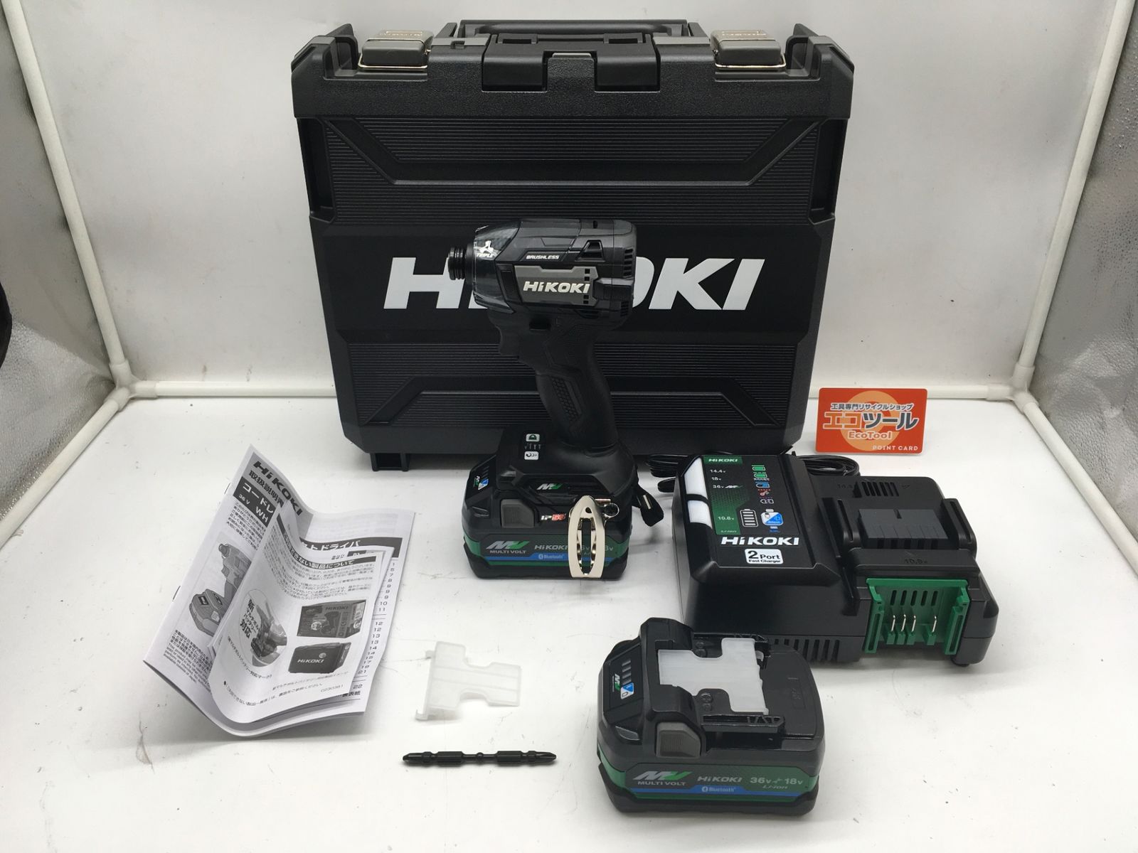 ♥ HiKOKI|ハイコーキ 36Vコードレスインパクトドライバ WH36DD 2XHBSZ ブラック IT0EXI8B91HC エコツール岡崎インター店 M02