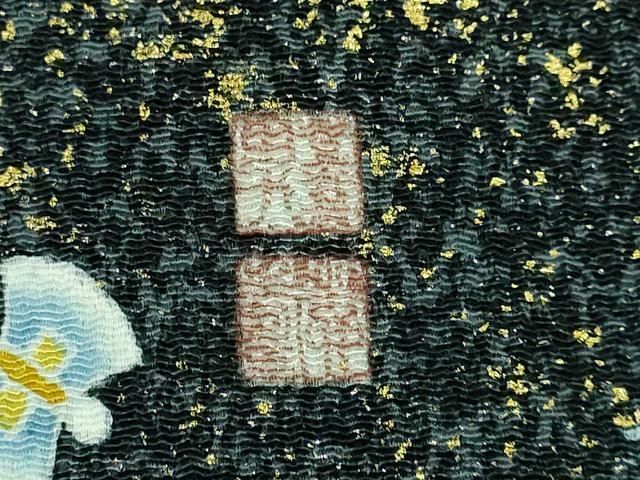 平和屋本店□極上 人間国宝・羽田登喜男 九寸開き名古屋帯 鴛鴦  