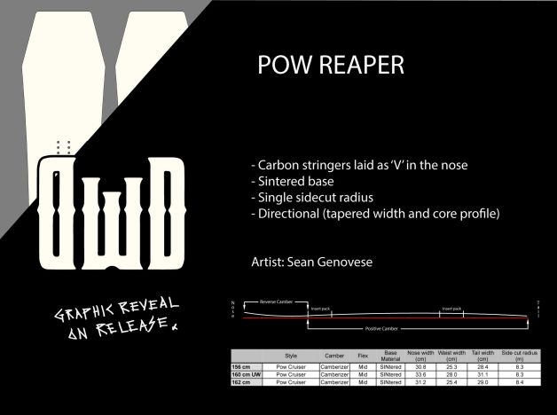DWD Dinosaurs Will Die Pow Reaper 156cm スノーボード
