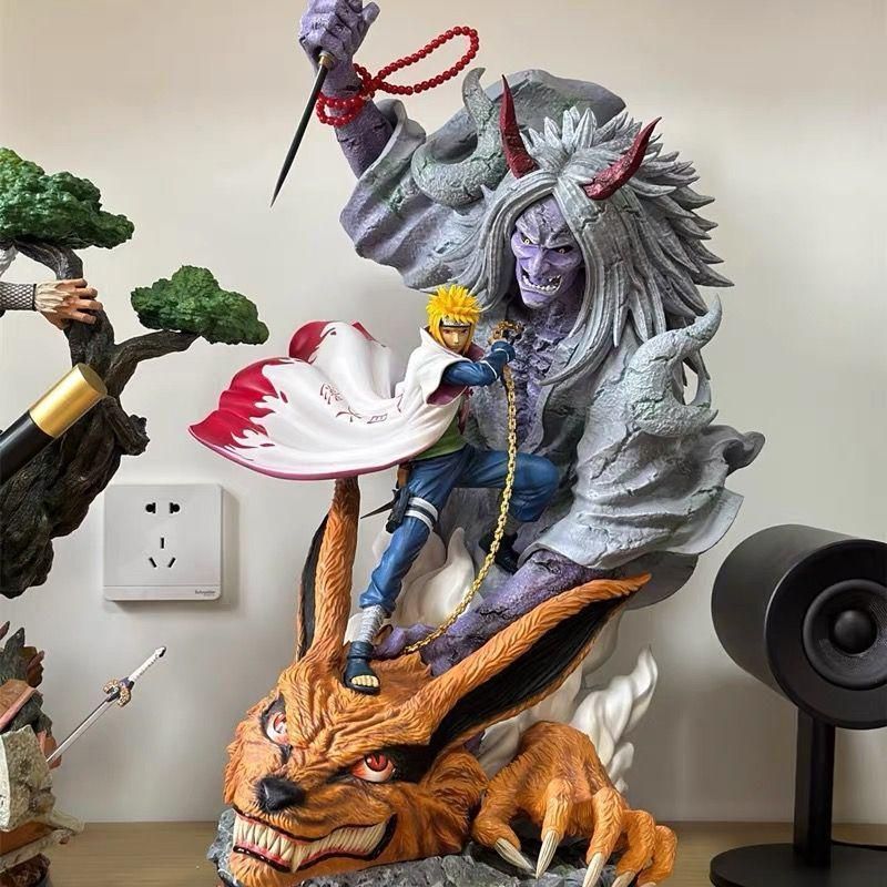 ナルト 千手柱間 波風ミナト フィギュア ガレージキット 28 CM ゲームキャラクター モデル 新築祝 プレゼント 置き型 装飾品 誕生日プレゼント 雰囲気アップ
