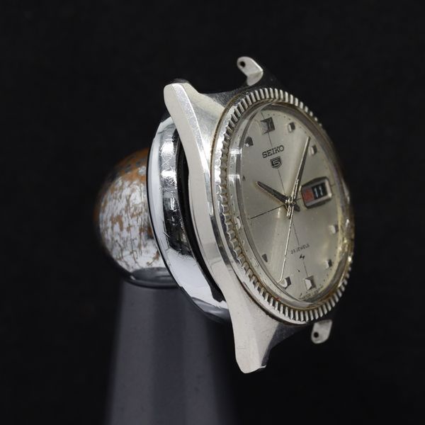 1円スタート】SEIKO セイコー 5126-8030 セイコー5 23石 SS シルバー 