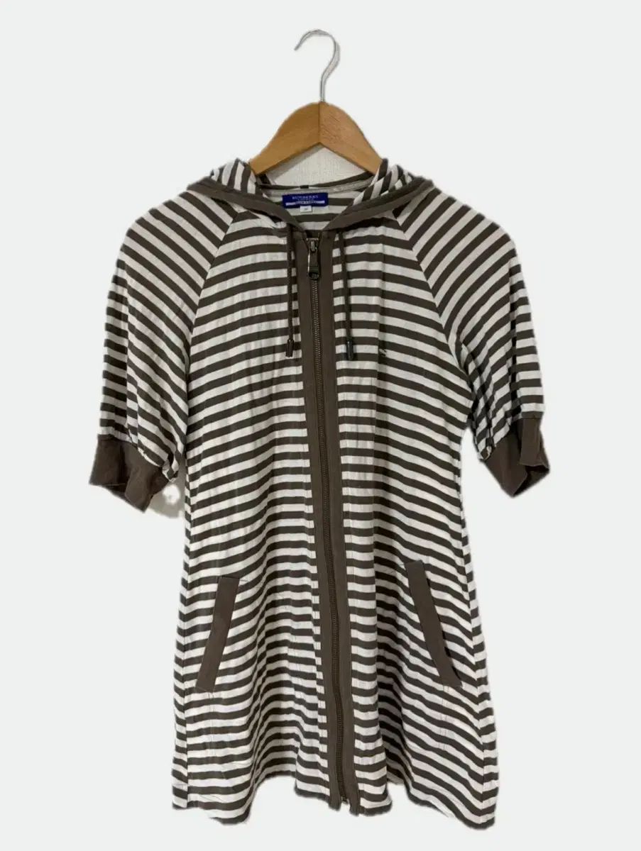 BURBERRY バーバリー チョコ ジップアップ ワンピース