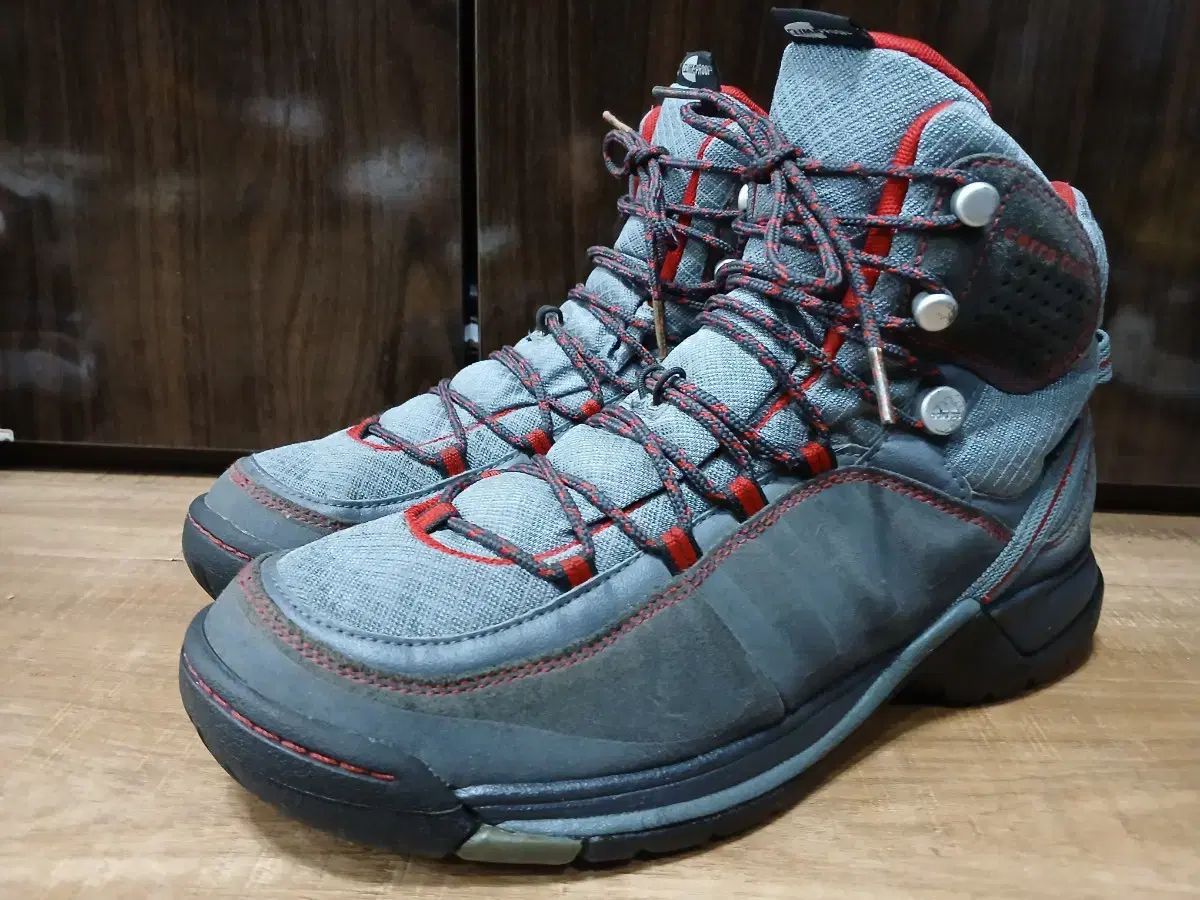 adidas アディダス GORE-TEX ゴアテックス 登山靴 グレー|赤 265mm