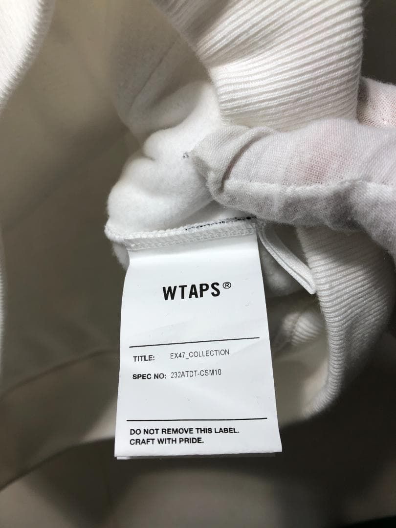 WTAPS / パーカー/4/コットン/ホワイト/232ATDT-CSM10 062032 WTAPS OBJ 01 HOODY COTTON. PROTECT パーカー 01 ホワイト