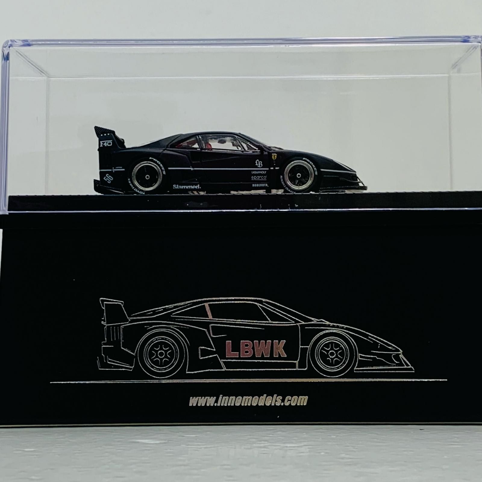 中古 おもちゃ・玩具 ミニカー LB-WORKS F40(マットブラック) スケール 1/64 2023年製 N64LBWKF40HKTS23 Hong Kong Toycar Salon 2023 イベント限定モデル 【728】 中古 おもちゃ・玩具 ミニカー LB-WORKS F40(マットブラック
