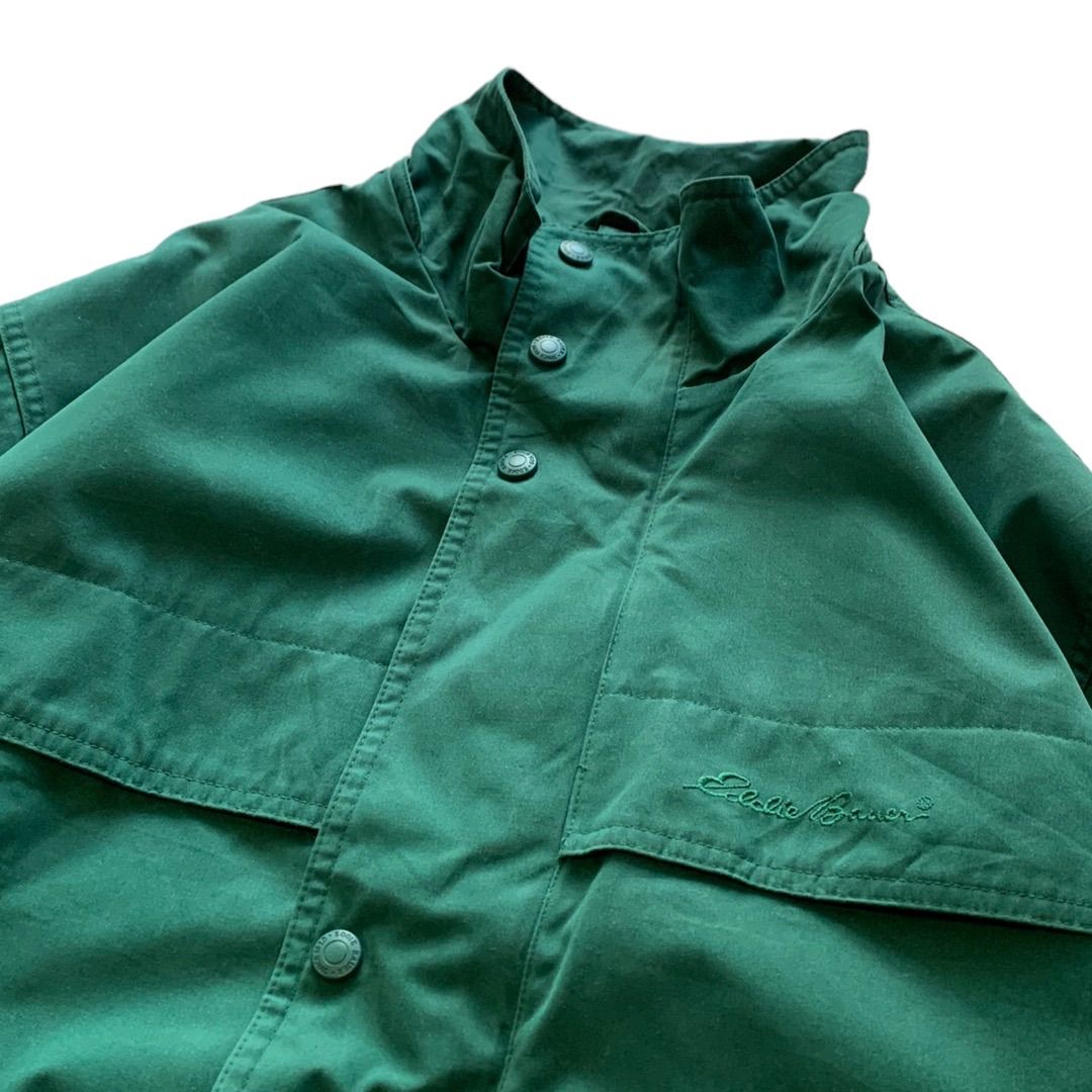 231215TAS6○ 90'S Eddie Bauer (M) Nylon Jacket ビンテージ vintage 