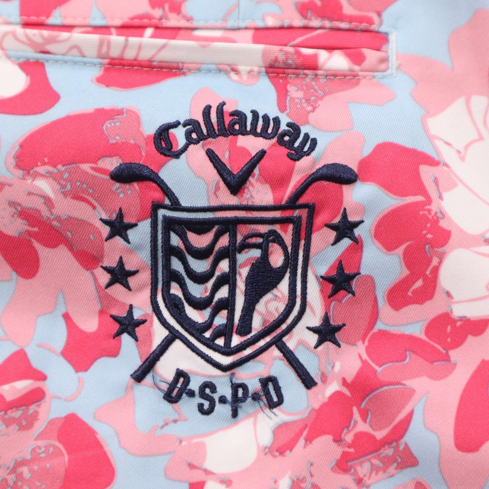 【キャロウェイ】人気ロゴマーク×花柄フラワー総柄 ストレッチゴルフパンツL 美品】Callaway キャロウェイ ゴルフ 春夏 ストレッチ 花柄