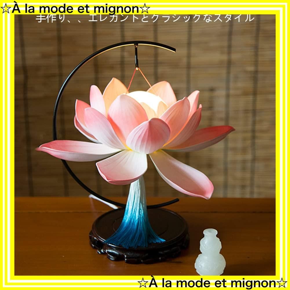 竹灯り・竹灯籠 十輪の蓮の花が掘ってあり広角で灯りを楽しめる
