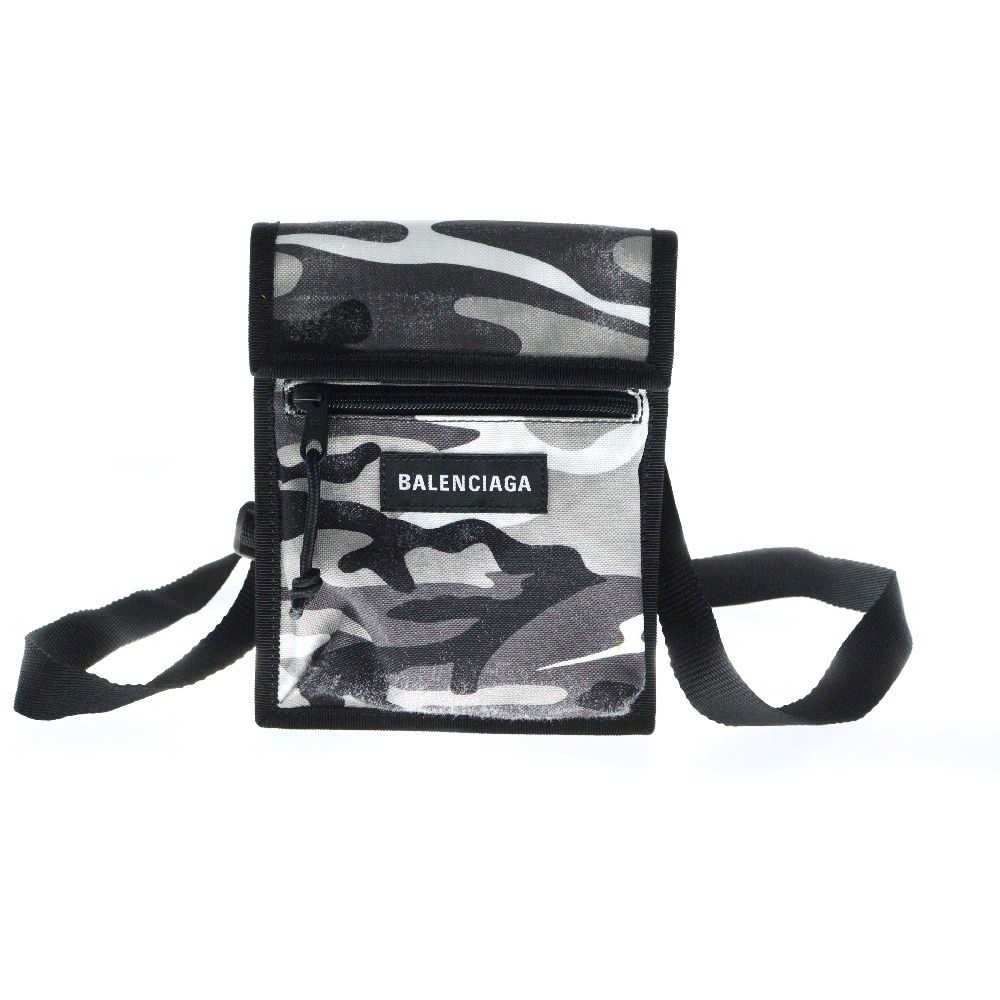 【美品】 バレンシアガ エクスプローラー ショルダーバッグ カモフラージュ BALENCIAGA (バレンシアガ) EXPLORER Camo エクスプローラー