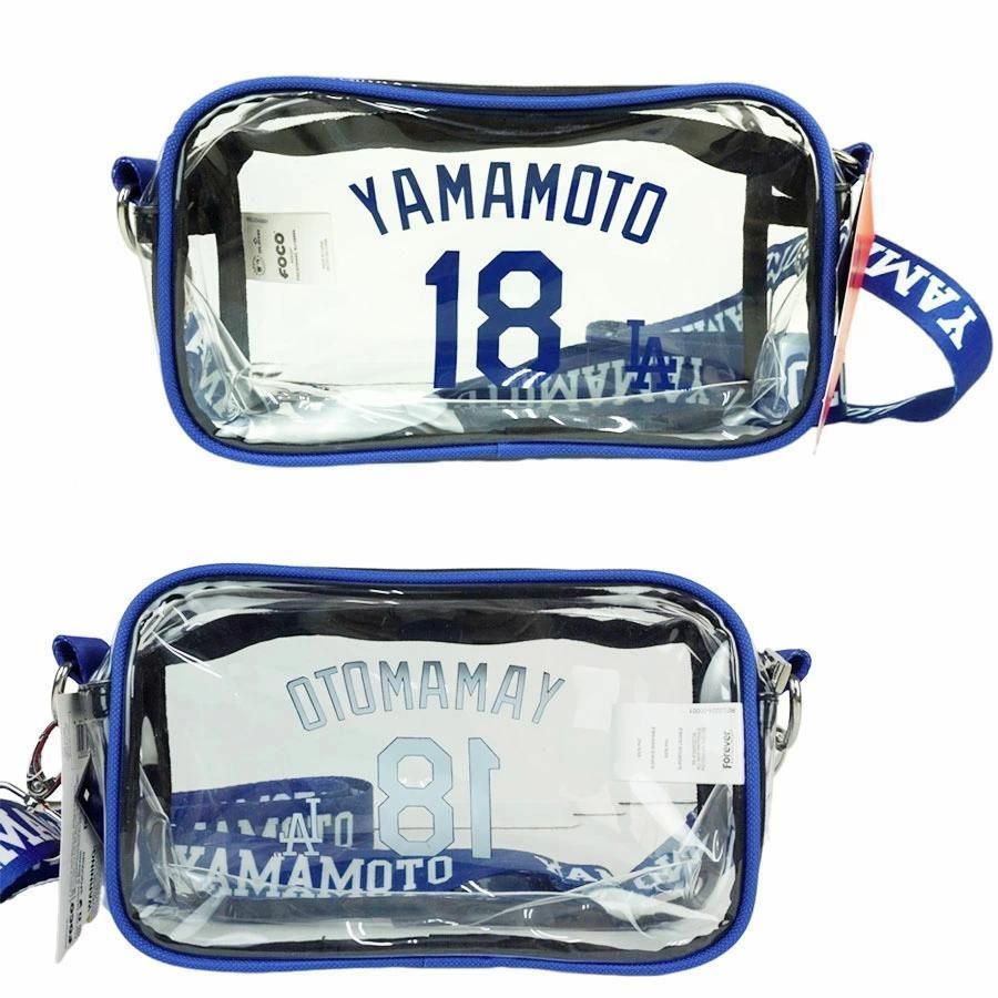 新品山本由伸ジャース公式グッズdodgers青クリアショルダー