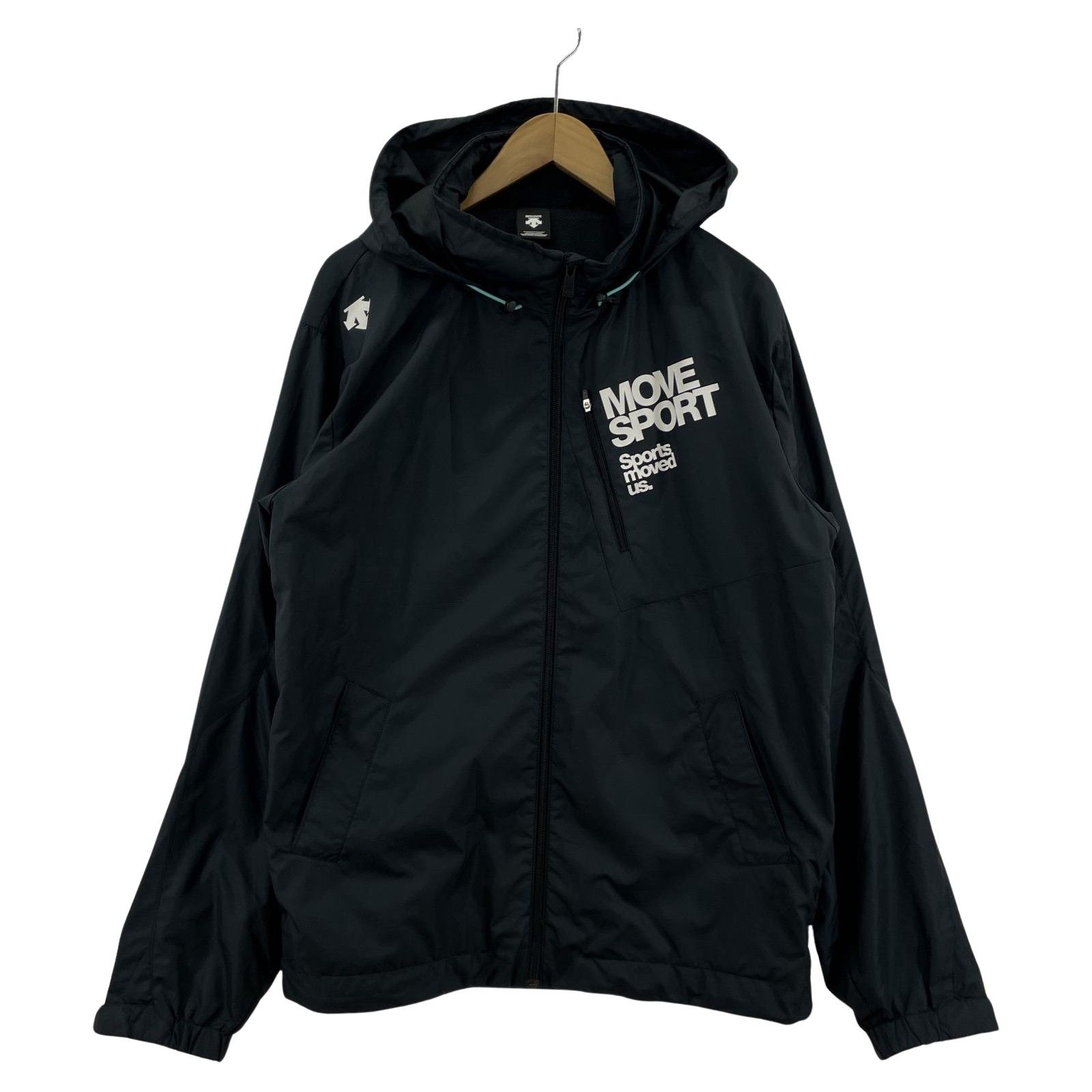 DESCENTE デサント フーディージャケット sizeXO/ブラック