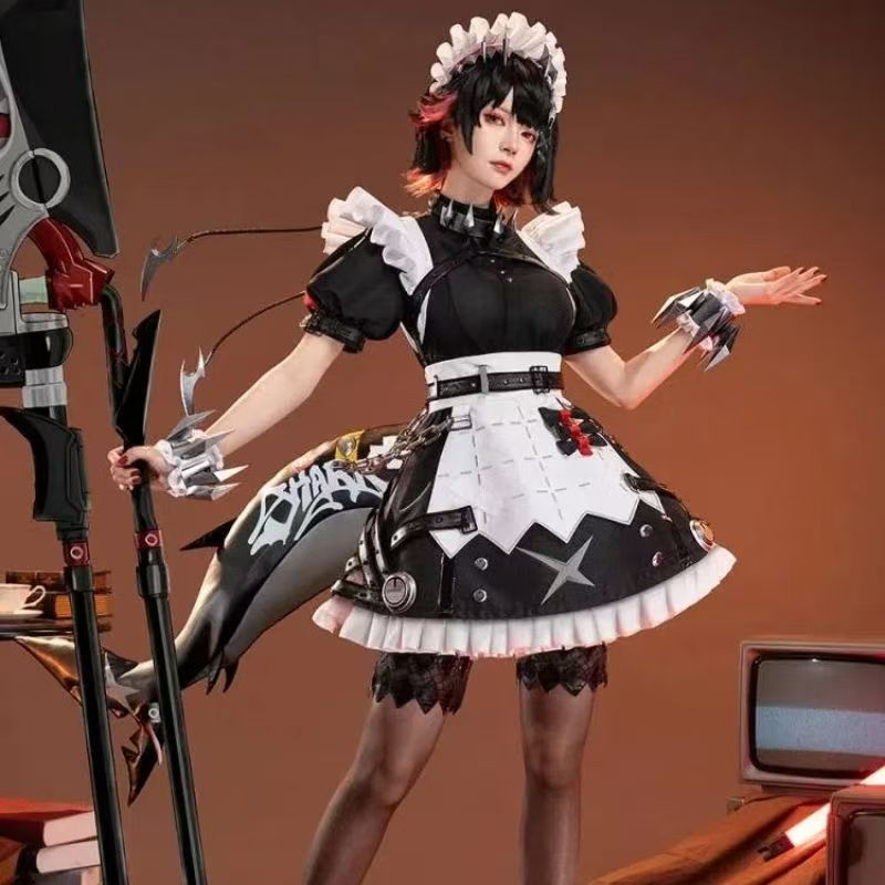 猫屋小舗 ゼンレスゾーンゼロ コスプレ エレン ジョー 衣装 ウィッグ 武器とウィッグを含む ハロウィン