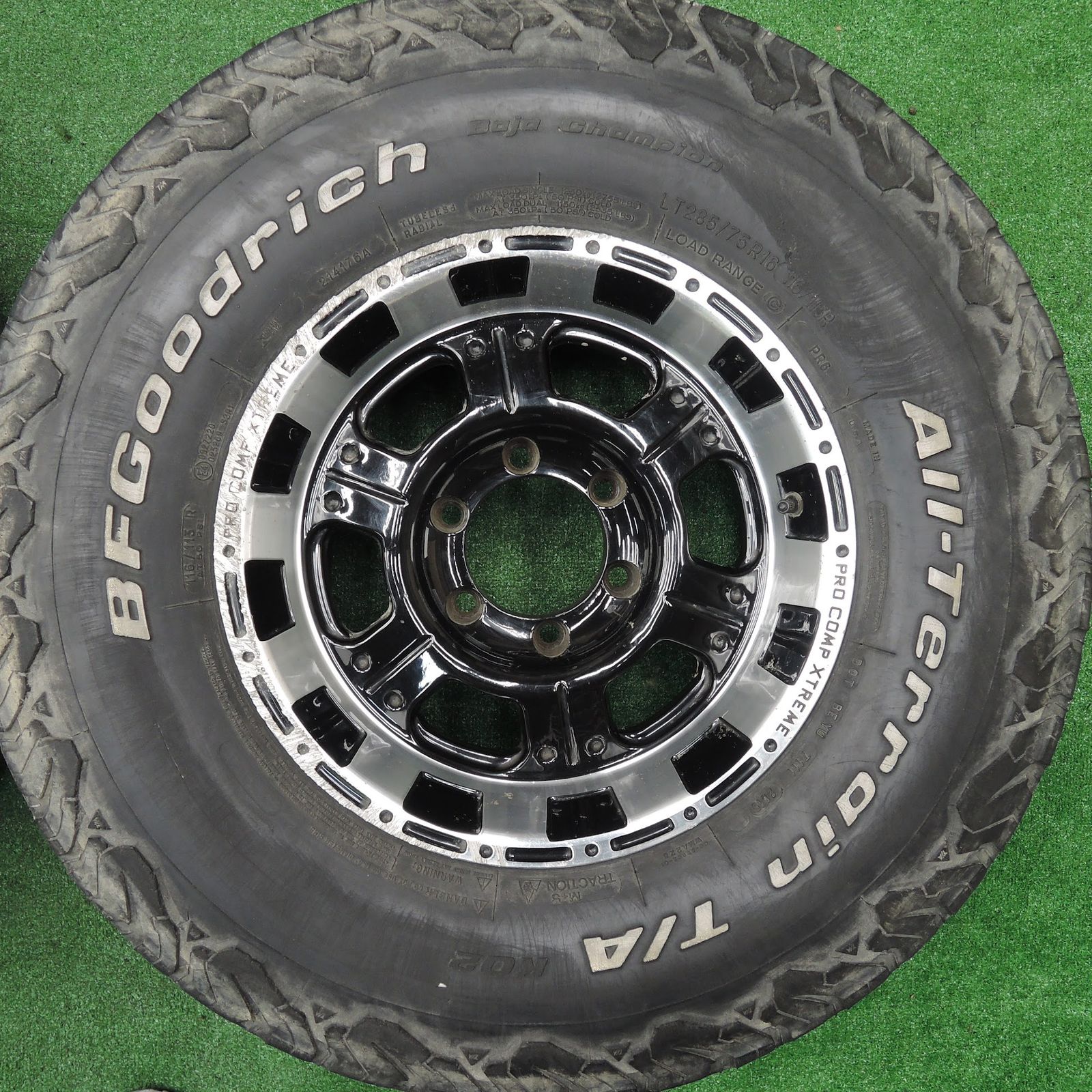 プロコンプ　XTREME　ブラックポリッシュ　10j　-25　 ランクル　40　60　70　80　ホイールのみタイヤ付属無し