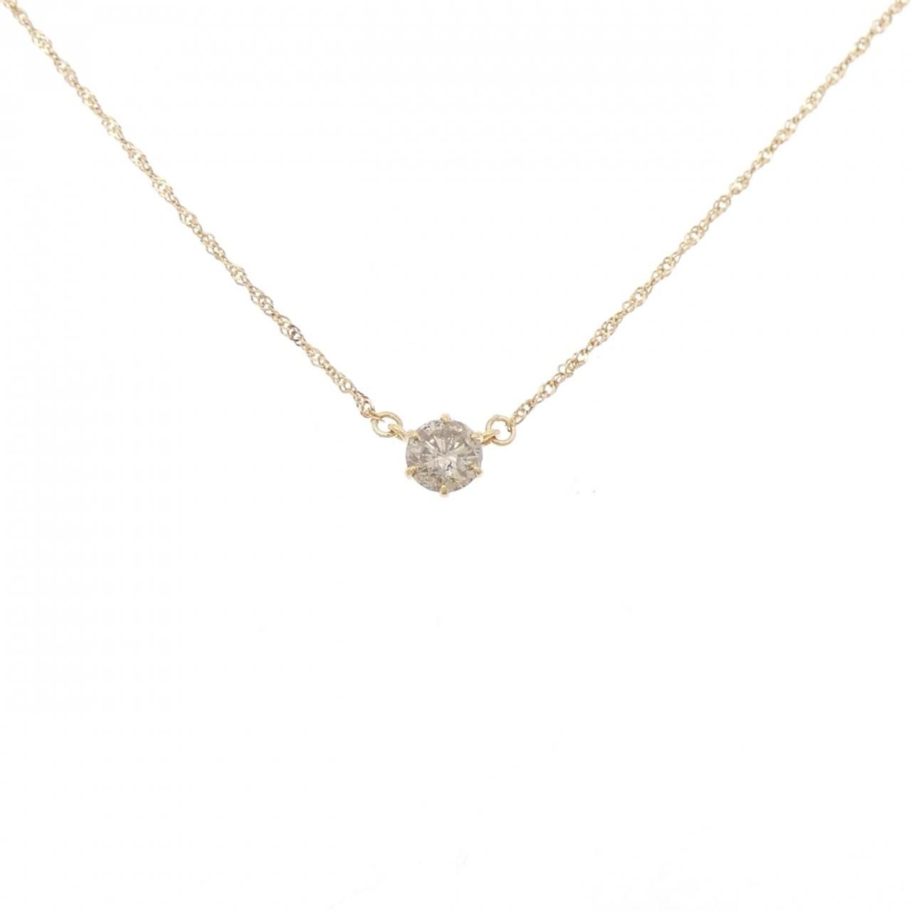 K18YG ダイヤモンド ネックレス 0.3CT