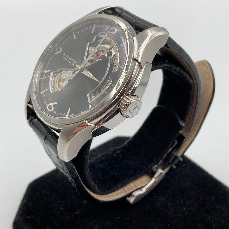ハミルトン　ジャズマスター　スケルトン　カーキ　腕時計　ビューマチック ハミルトン ジャズマスター ビューマチック 腕時計 ハミルトン ジャズ