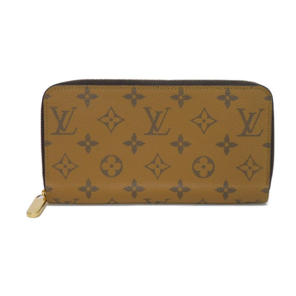 LOUIS VUITTON ルイ ヴィトン ジッピーウォレット 現行 LVロゴ フラワー ベージュ ブラウン ノワール ラウンドファスナー ロングジップウォレット ロングウォレット RFID ICチップ モノグラム リバース 長財布 M82444