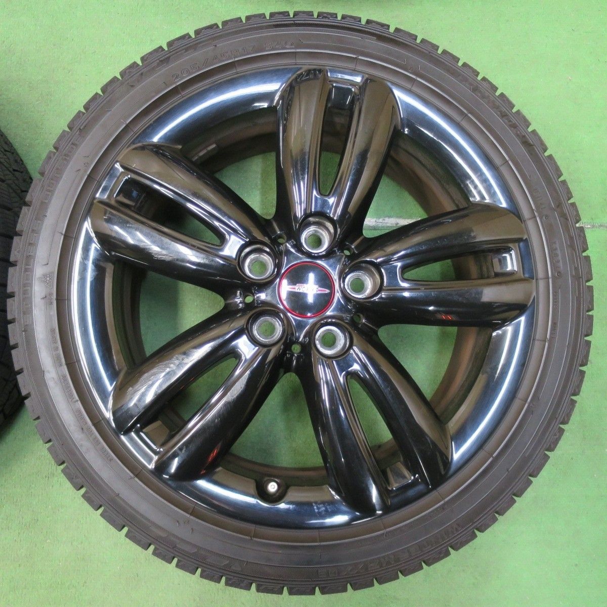 バリ溝！21年！9.5分☆MINI ミニ F56 F56 F57 JCW 純正 205/45R17  