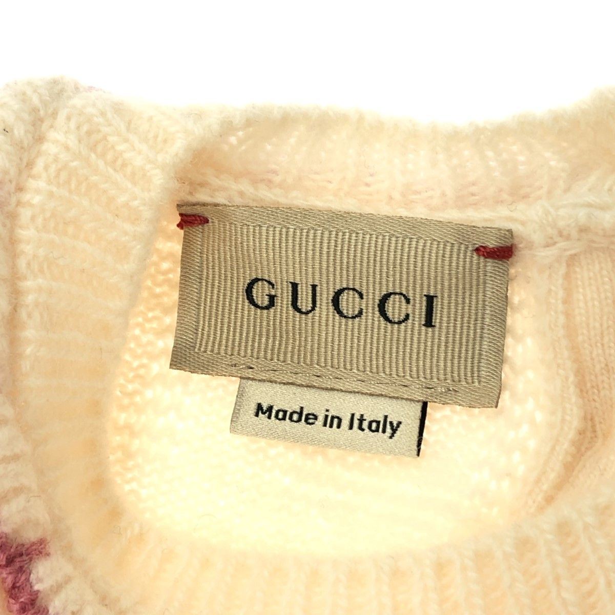 GUCCI グッチ Gロゴ 半袖ニット ワンピース サイズ:24（90-56