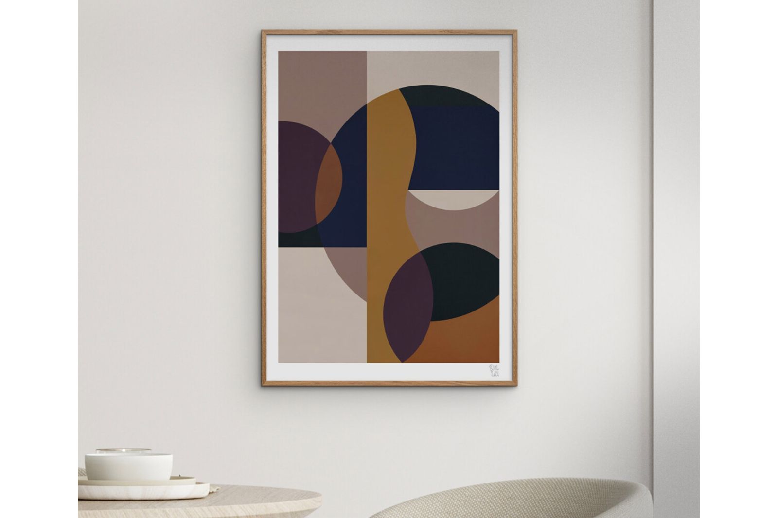 paper Collective 50×70 balance01 + フレーム ペーパーコレクティブ