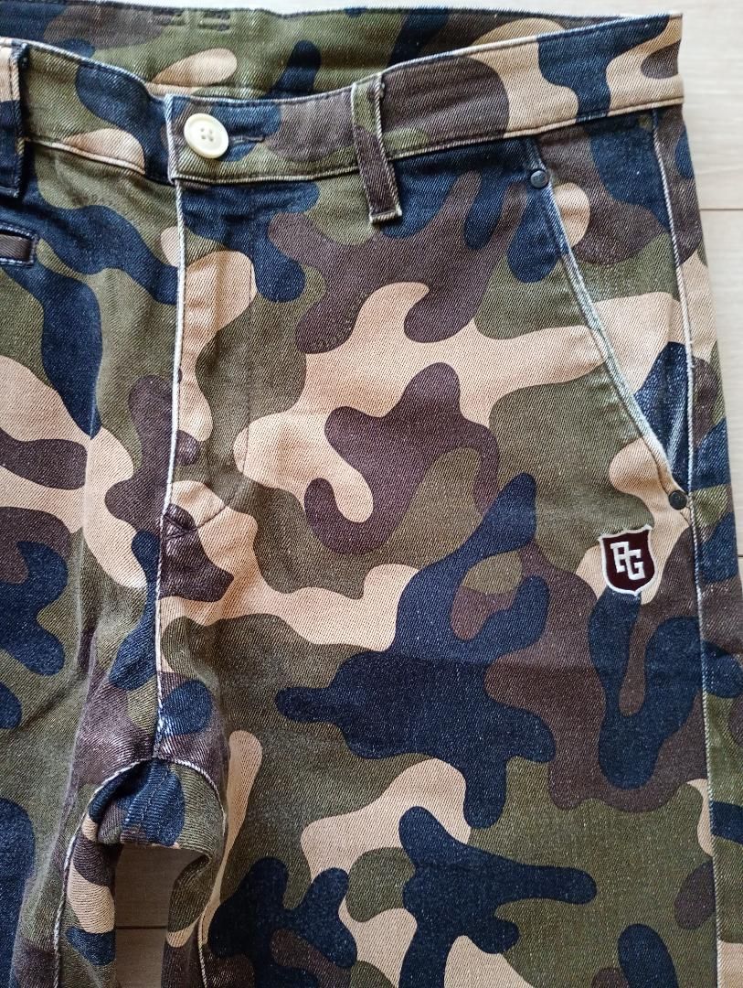 人気！PEARLY GATES パーリーゲイツ カモフラパンツ - メルカリ