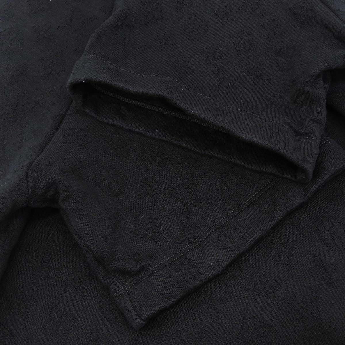 ルイヴィトン モノグラム ジャカード Tシャツ RW242WW LEU FRTS21 レディース ブラック LOUIS VUITTON 中古 【アパレル・小物】 LOUIS VUITTON - ルイヴィトン モノグラム ジャカード Tシャツ