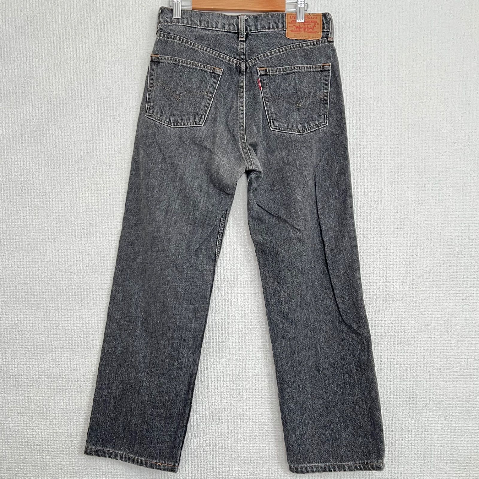 (^w^)b Levi’s 503‐0259 リーバイス 503 ブラックデニムパンツ ジーンズ ジーパン 綿100% コットン カッコいい オシャレ 着回し シンプル カジュアル メンズ サイズW30