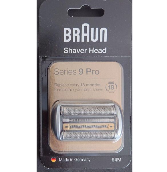 【新品】BRAUN ブラウン 94M シェーバー 替え刃 シリーズ9 Pro シリーズ9 網刃・内刃一体型カセット シェーバー