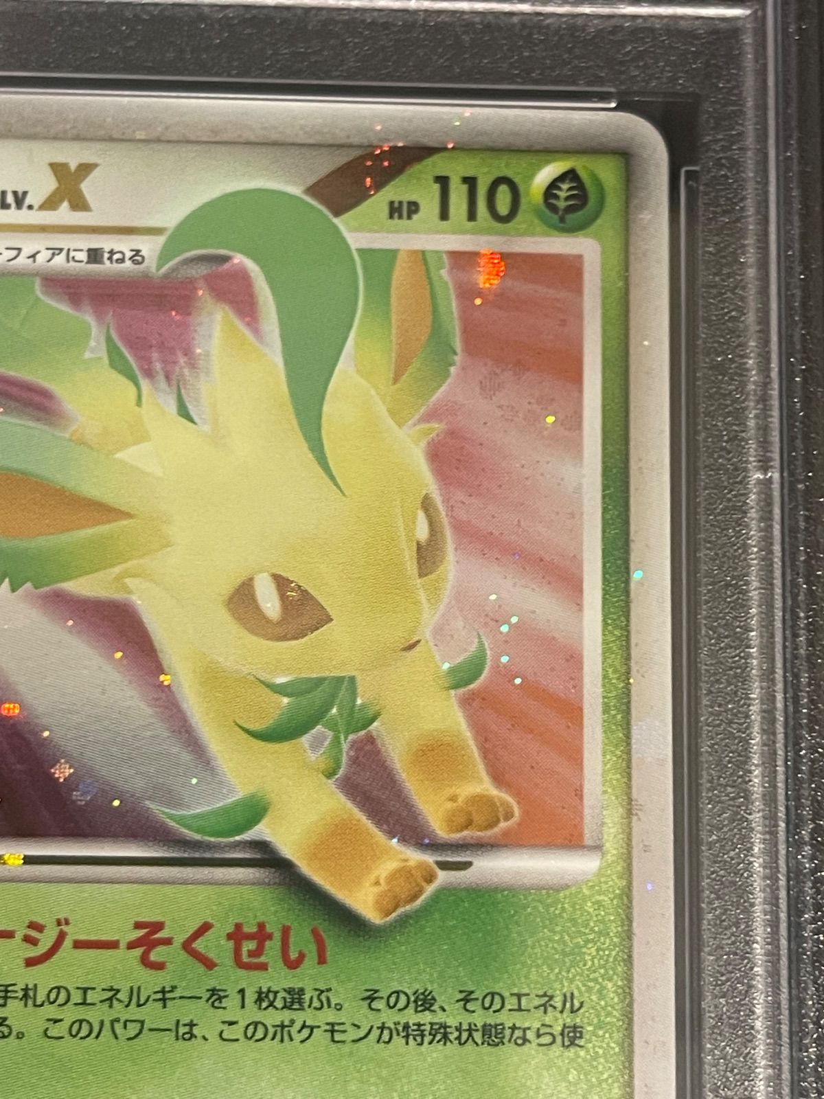 リーフィア LV.X 夜明けの疾走 DP4 PSA10 リーフィア LV.X 夜明けの