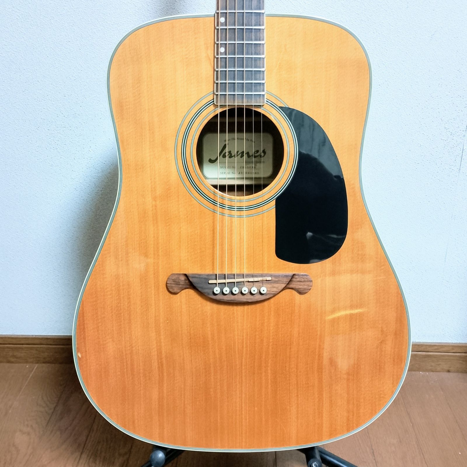 James JD350 NA トップ単板仕様 アコースティックギター 弦は