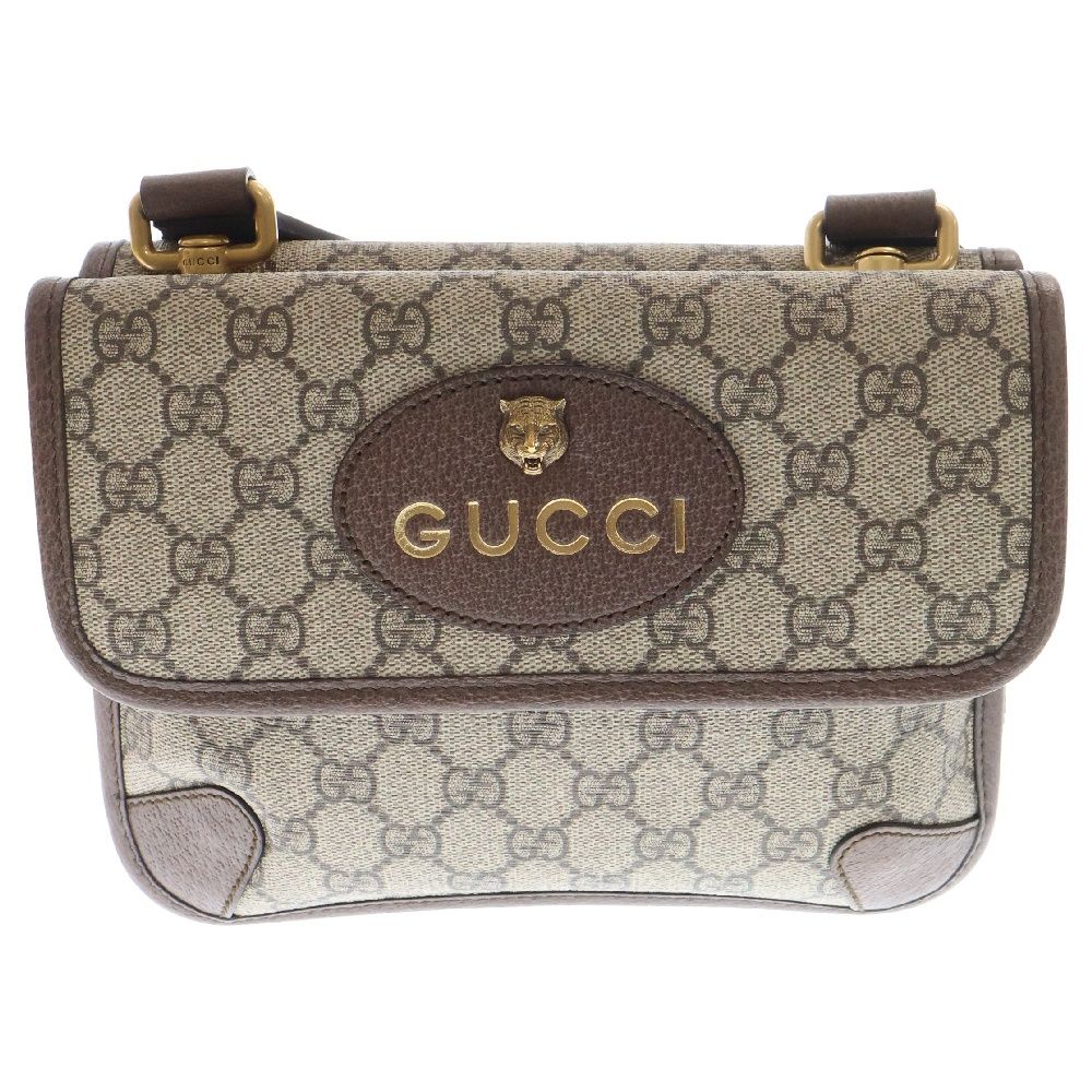 GUCCI (グッチ) GGスプリーム スモール メッセンジャーバッグ ベージュ
